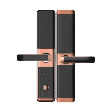 汤河店 新款全自动密码指纹锁 大门卧室不锈钢电子锁家用防盗智能门锁a图片大全 邮乐官方网站